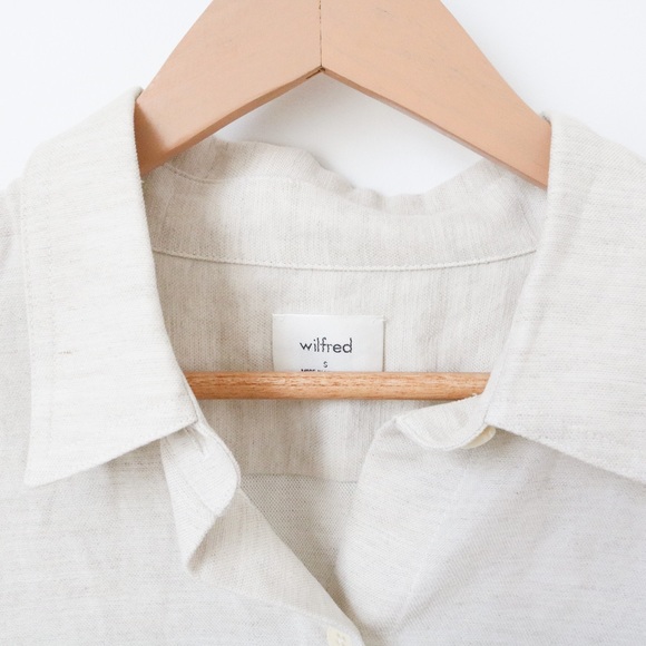 SOLD! Aritzia Wilfred Proposal Linen Shirt - Picture 3 of 9